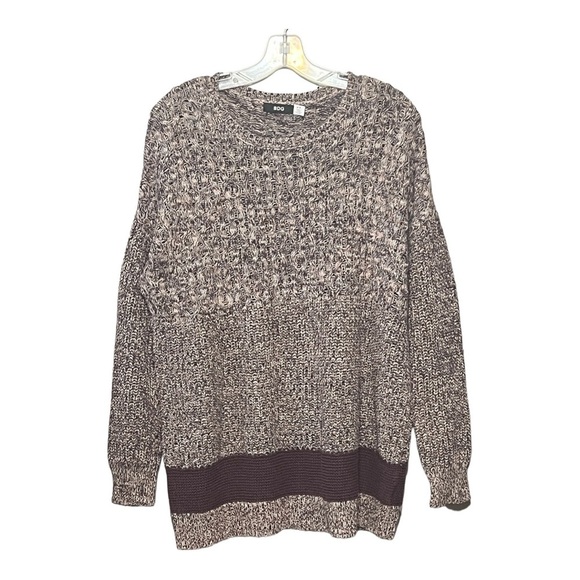 BDG Zoe Sweater Borrowed From The Boys Slouchy Oversized Crew Neck Cotton Blend - Picture 4 of 11